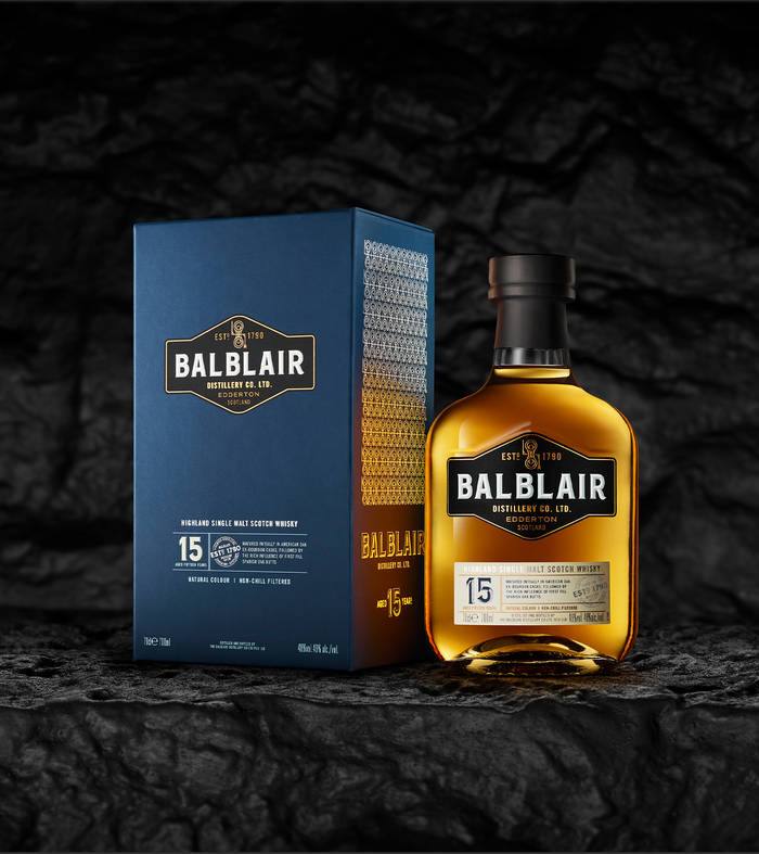 Balblair 15 year old bottle and box